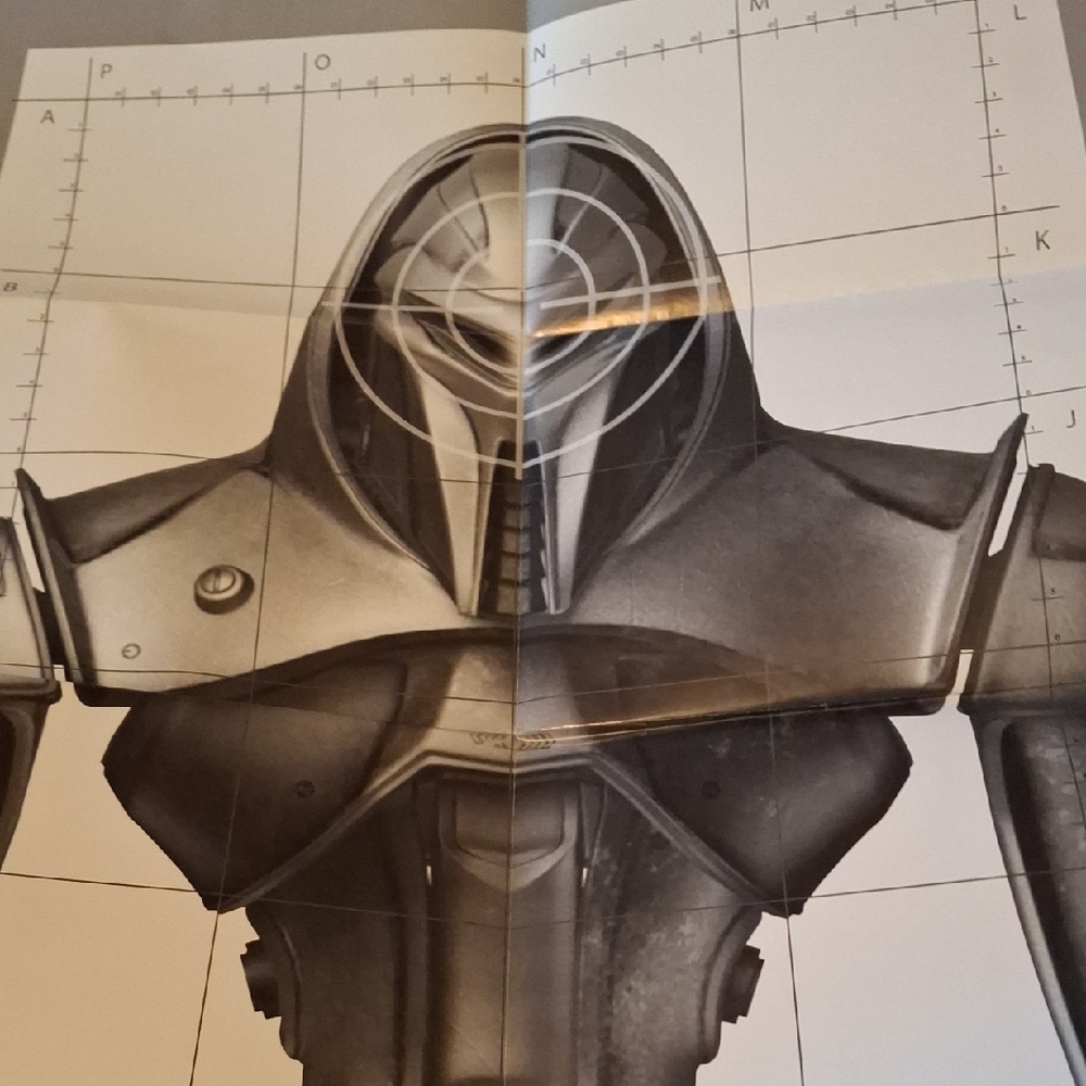 Battlestar Galactica Emblem Poster - Black and Gray Sci‑Fi Art